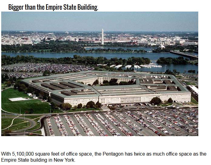 10 Insane Facts About The Pentagon (10 pics)