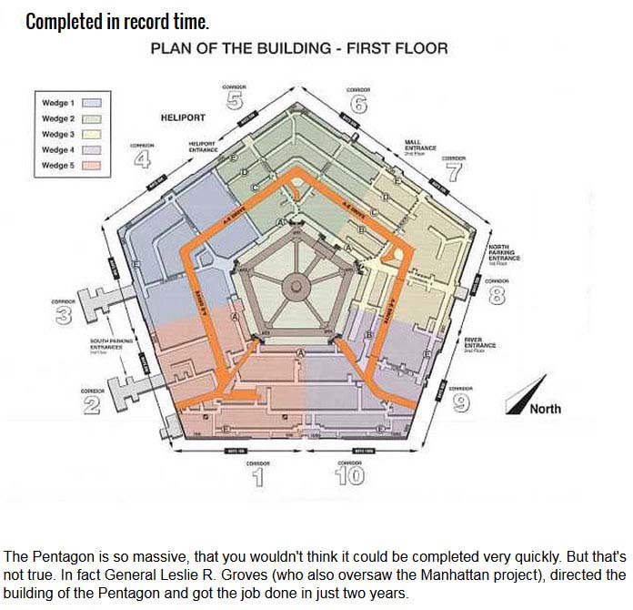 10 Insane Facts About The Pentagon (10 pics)