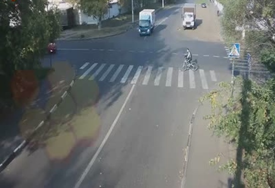 Scary Cyclist Close Call