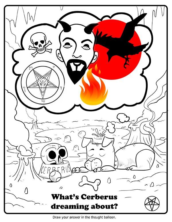 The Satanic Coloring Book Made For Kids (7 pics)