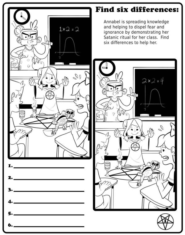 The Satanic Coloring Book Made For Kids (7 pics)