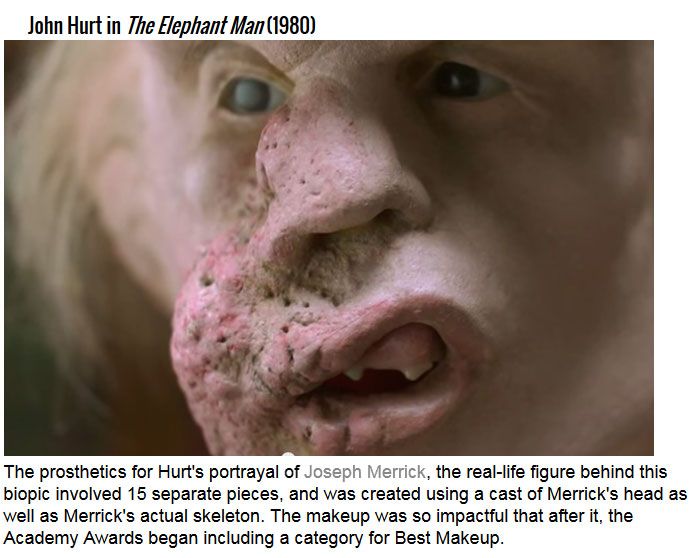 The Most Impressive Movie Makeup Transformations In History (10 pics)