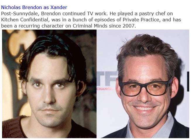 The Cast Of “Buffy The Vampire Slayer” Back In The Day And Today (15 pics)