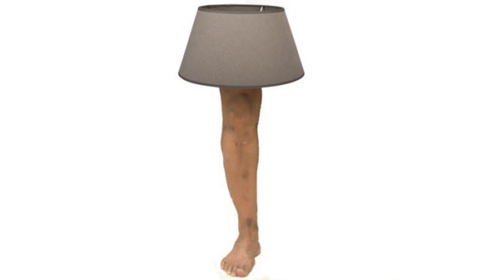 Leg Lamp Made From A Real Leg (6 pics)