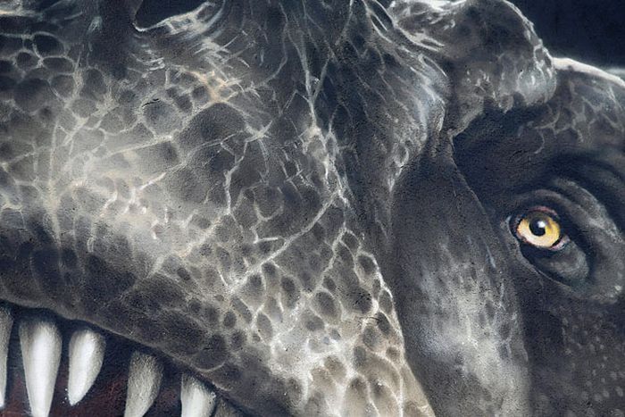 This Jurassic Park Inspired Wall Is A Masterpiece (25 pics)
