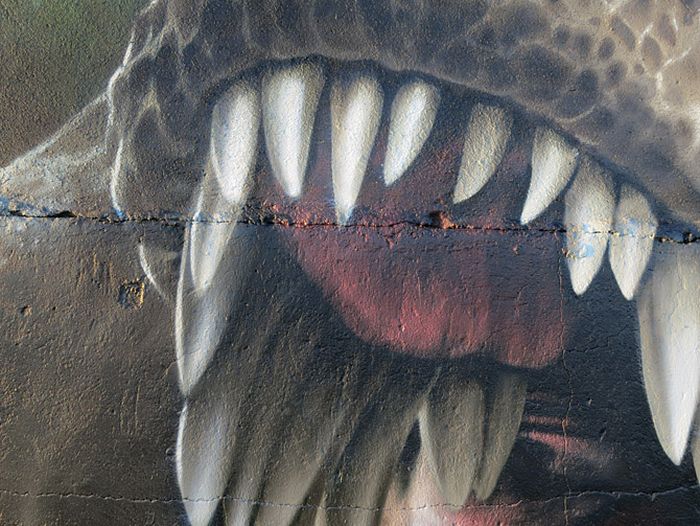 This Jurassic Park Inspired Wall Is A Masterpiece (25 pics)