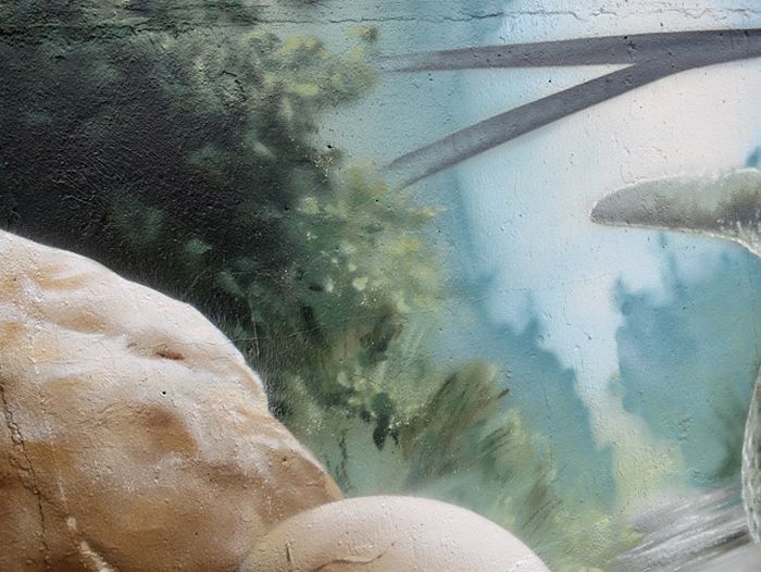 This Jurassic Park Inspired Wall Is A Masterpiece (25 pics)