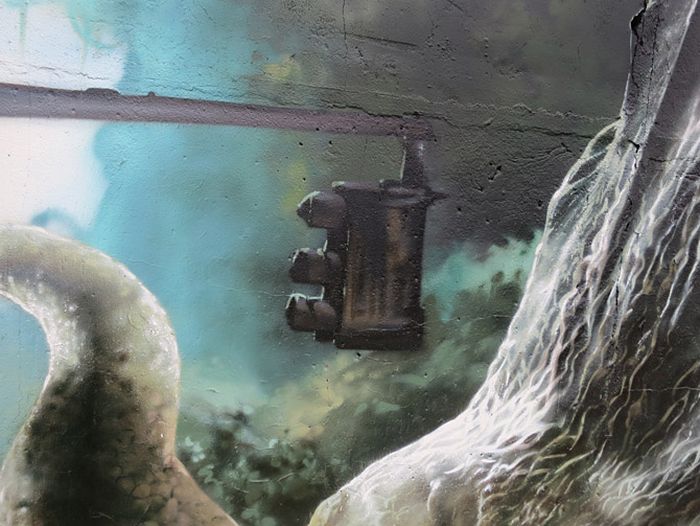 This Jurassic Park Inspired Wall Is A Masterpiece (25 pics)