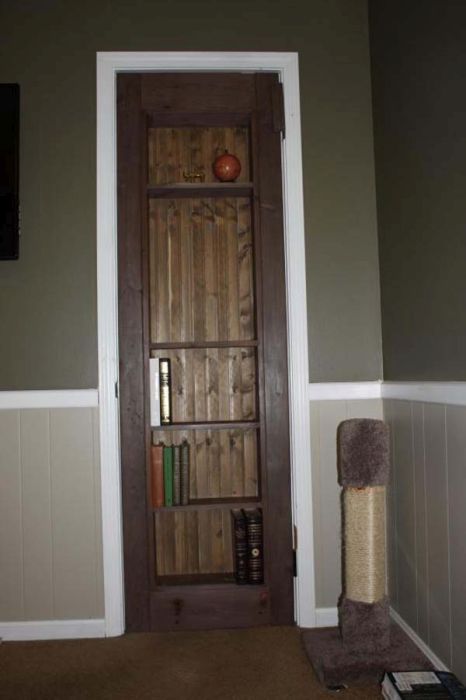 Building A Secret Door DIY (22 pics)