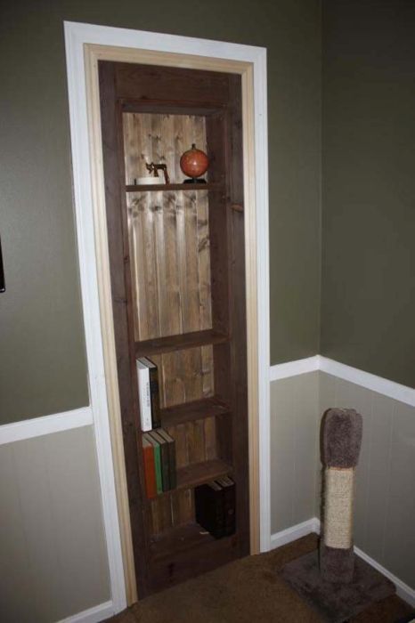 Building A Secret Door DIY (22 pics)