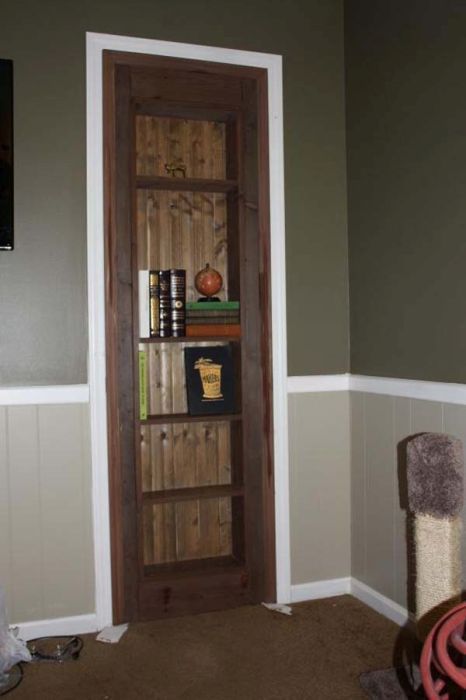 Building A Secret Door DIY (22 pics)