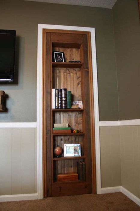 Building A Secret Door DIY (22 pics)