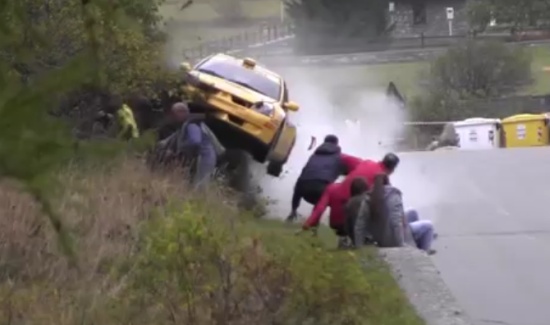 The Luckiest Ever Rally Spectators