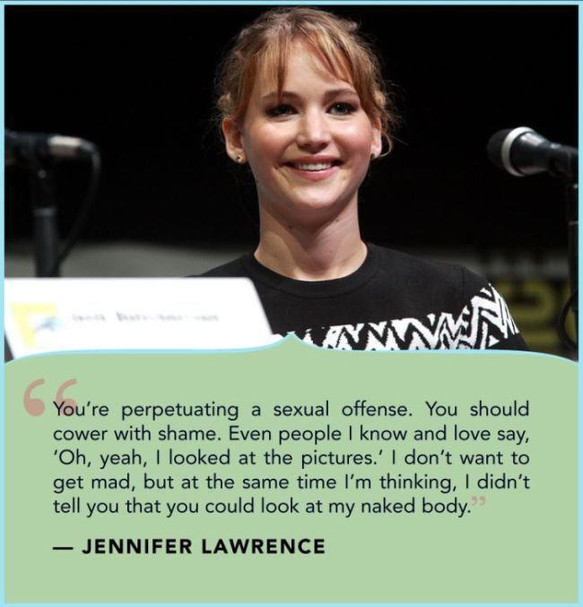 Jennifer Lawrence Talks About Her Leaked Nude Photos (3 pics)