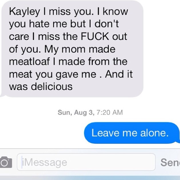 Hilarious And Depressing Texts From Your Ex (25 pics)