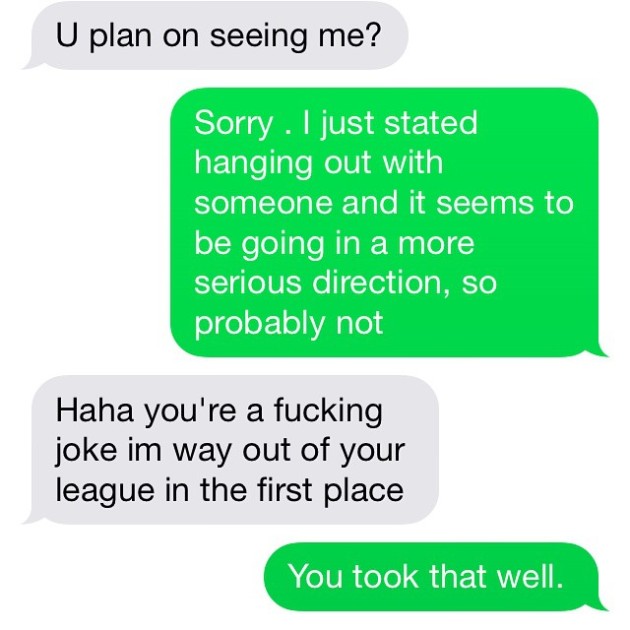 Hilarious And Depressing Texts From Your Ex (25 pics)