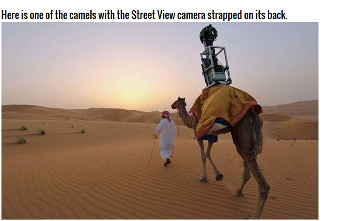 Cars Aren't The Only Thing That Google Uses For Google Maps (12 pics)
