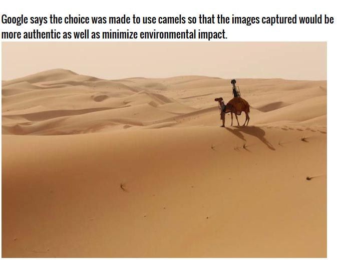 Cars Aren't The Only Thing That Google Uses For Google Maps (12 pics)