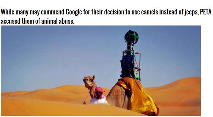 Cars Aren't The Only Thing That Google Uses For Google Maps (12 pics)