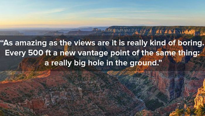 When National Parks Get Bad Reviews On Yelp (10 pics)