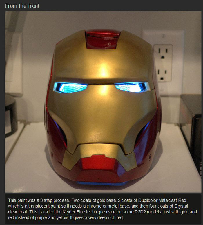 How To Build Your Own Iron Man Helmet (31 pics)