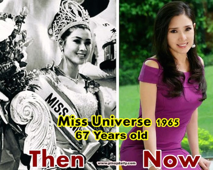 Thailand's Miss Universe Looks The Same As She Did 50 Years Ago (4 pics)