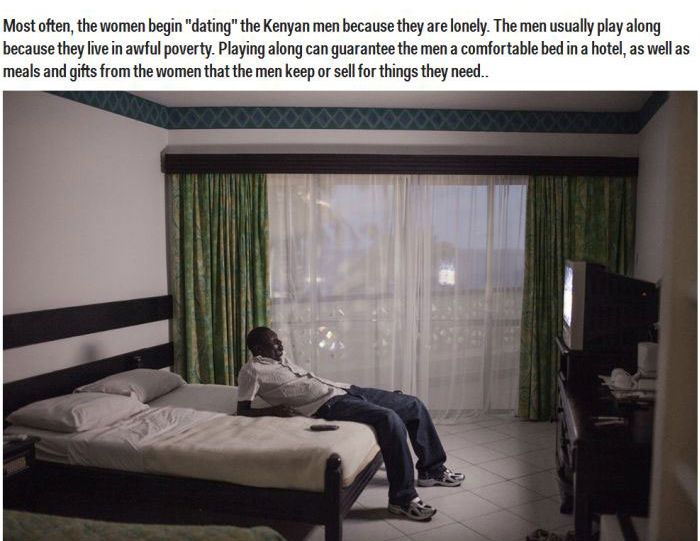 Older Women Hiring Kenyan Men To Keep Them Company (16 pics)