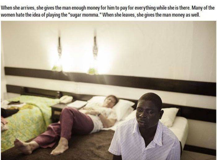 Older Women Hiring Kenyan Men To Keep Them Company (16 pics)