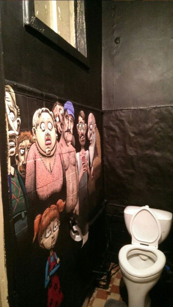 Everyone Is Watching You Go To The Bathroom (14 pics)