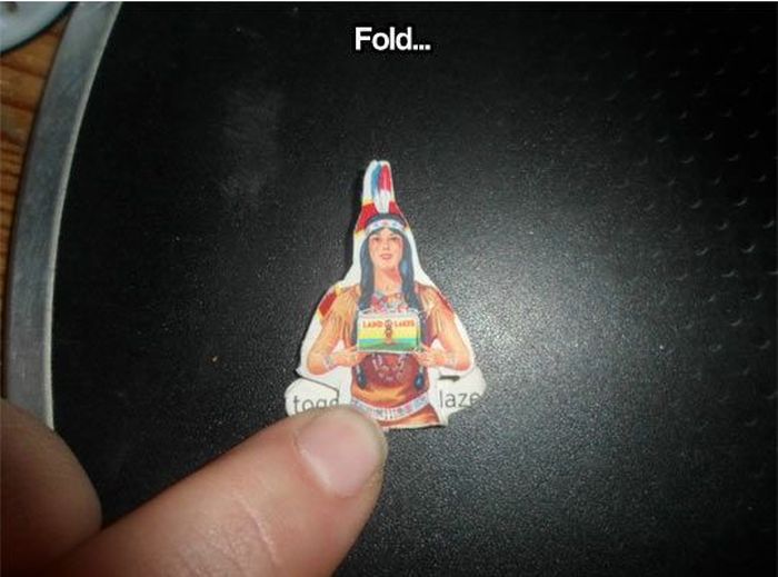 Nice Little Trick With Cardboard Cut Out (4 pics)