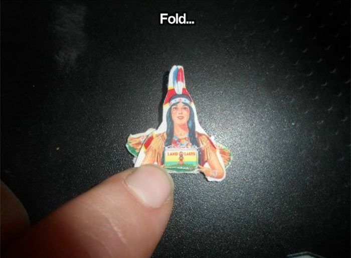 Nice Little Trick With Cardboard Cut Out (4 pics)