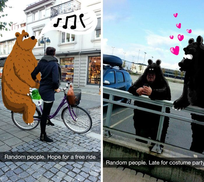 Snapchat User Turns Random People Into Works Of Art (21 pics)