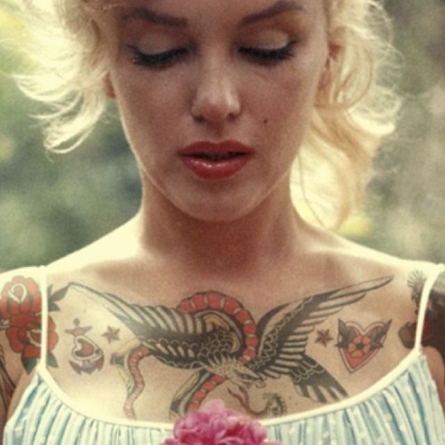 Celebrities Get Tattoos Photoshopped Onto Their Bodies (31 pics)