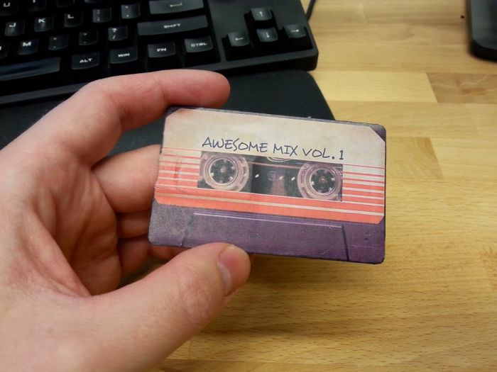 Guy Passes Out Guardians Of The Galaxy Mix Tape For Halloween (6 pics)