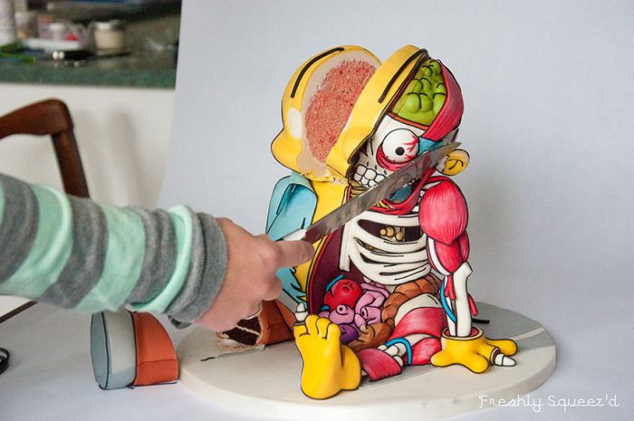 Ralph From The Simpsons Has Been Turned In A Cake And It's Creepy (20 pics)