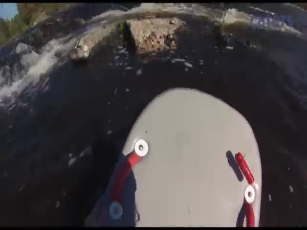 River Boarder Rescues Drowning Squirrel