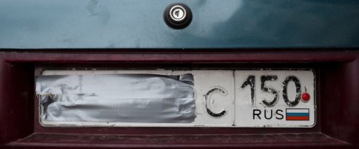 How Russians Hide Their License Plates (19 pics)
