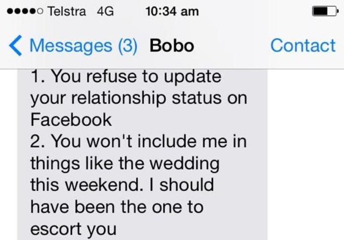 Guy Lays It All On The Line In This Breakup Text (4 pics)