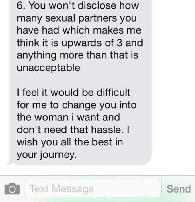 Guy Lays It All On The Line In This Breakup Text (4 pics)