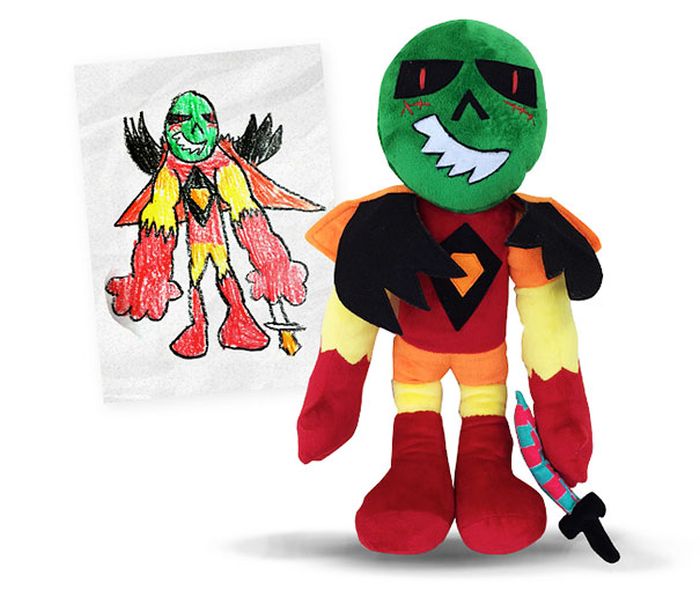 Children's Drawings Get Turned Into Plush Toys (17 pics)