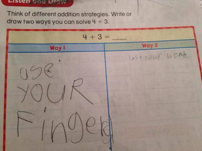 Kids Just Have All The Right Answers When It Comes To Tests (20 pics)