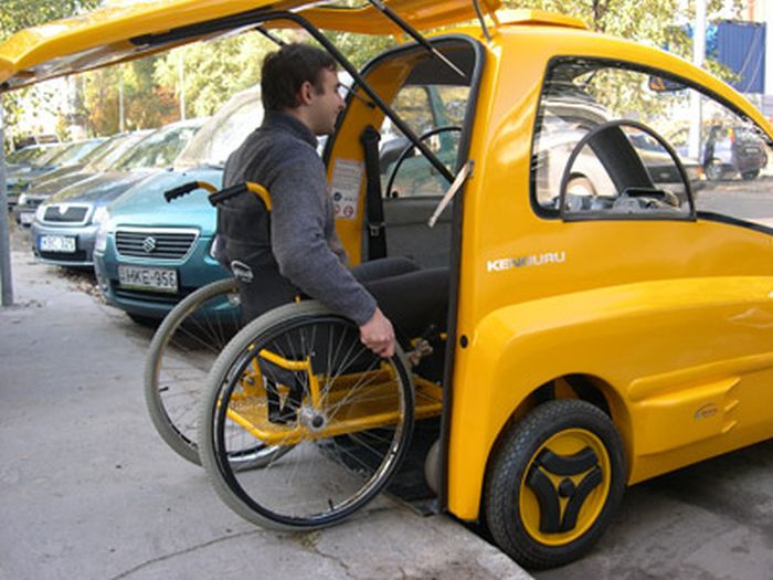 The Kenguru Is The Perfect Car For Someone In A Wheelchair (12 pics)
