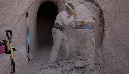 Artist Spends 10 Years Carving An Amazing Cave (17 pics)