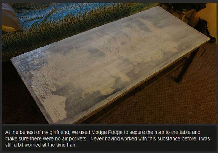 These People Made A Table Of Westeros From Game Of Thrones (18 pics)