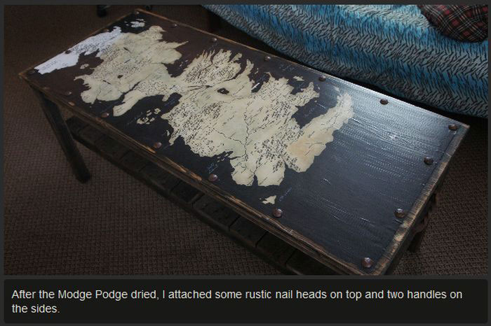 These People Made A Table Of Westeros From Game Of Thrones (18 pics)