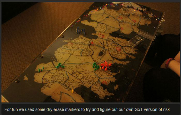 These People Made A Table Of Westeros From Game Of Thrones (18 pics)