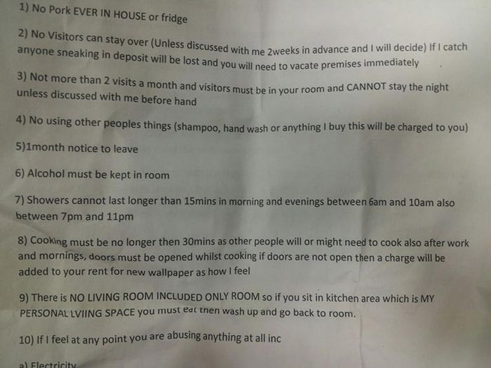 House Rules That Will Make You Say WTF (3 pics)