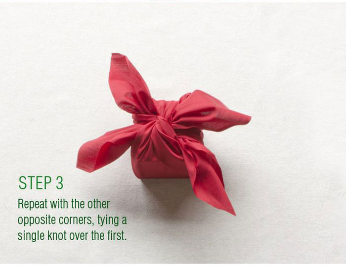 How To Use Old Fabric To Wrap Your Gifts (6 pics)