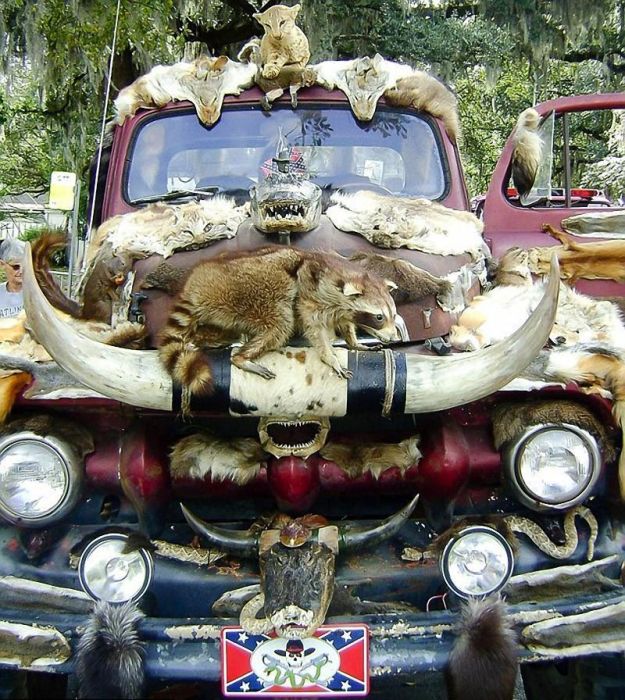 This Truck Is Decorated With 50 Different Animals (10 pics)