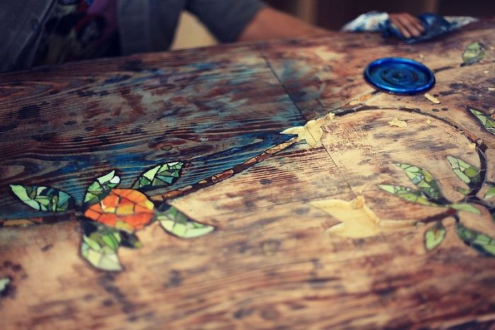 How To Make Your Own Mosaic Table (20 pics)